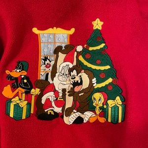Looney Tunes Christmas Fleece Sweater